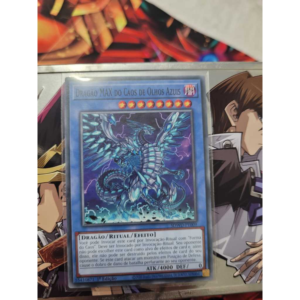 Dragão MÁX do Caos de Olhos Azuis - Raridade Comum - Yugioh - Original Konami.