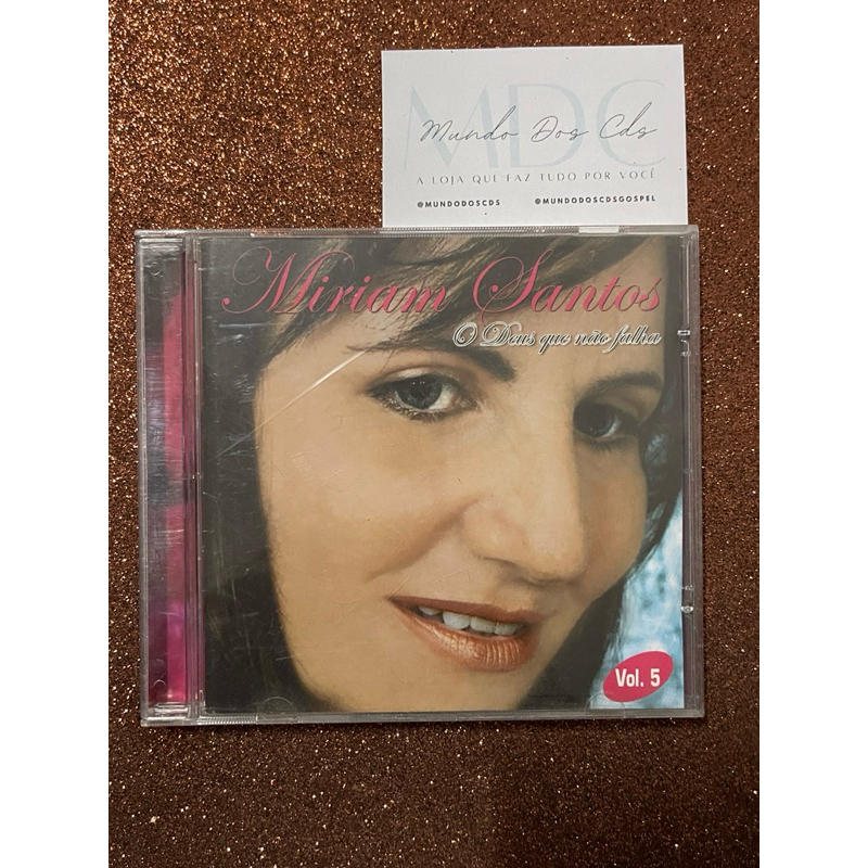 Cd Miriam Santos - O Deus Que Não Falha