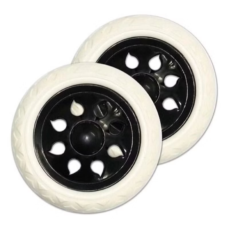 Kit 2 Rodinhas Roda Para Carrinho De Compras Feira Maleiro