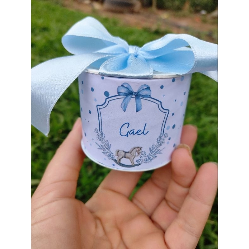 Tubolata Personalizada 5x6 cm • Lembrancinha Festa Infantil • Aniversário • Chá de Bebê • Brinde Personalizado