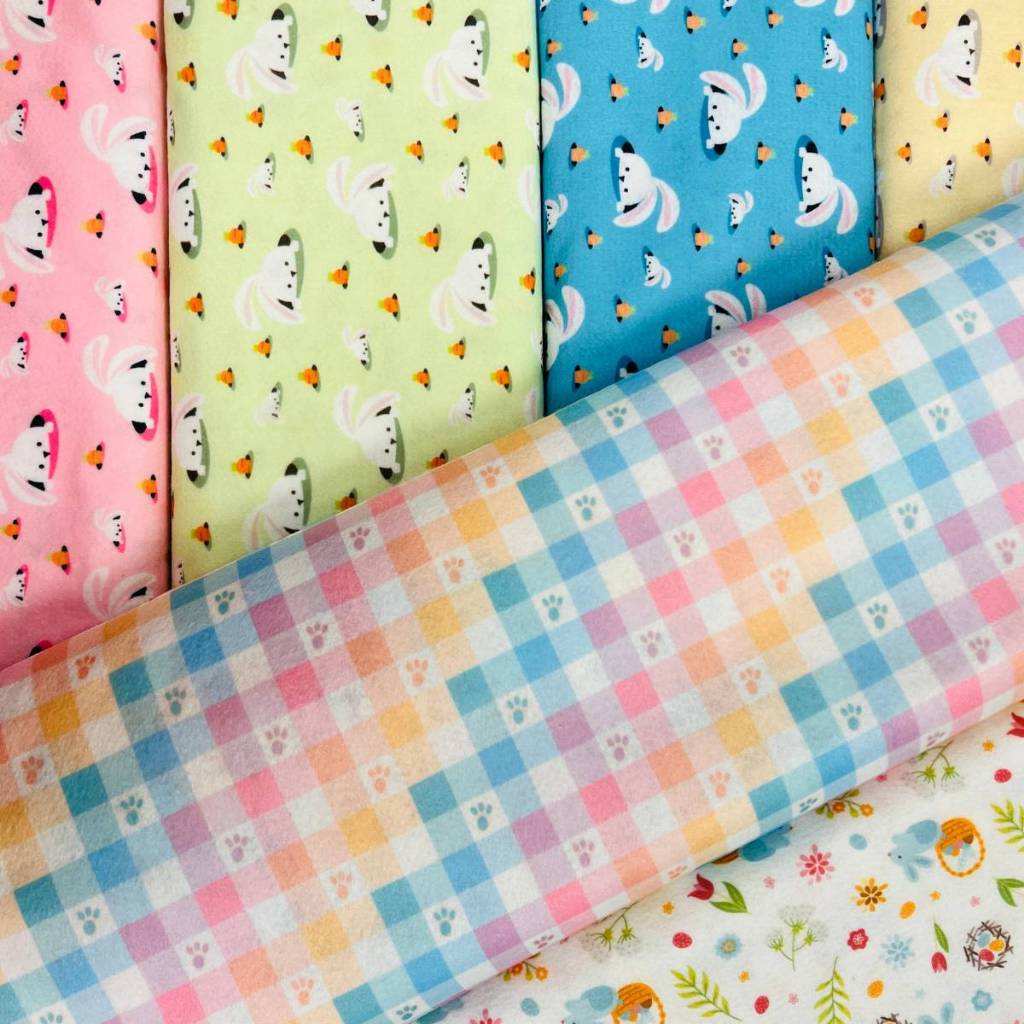 Feltro Estampado Santa Fé 50cm x 1,40m Poá Xadrez Páscoa Festa Junina Natal