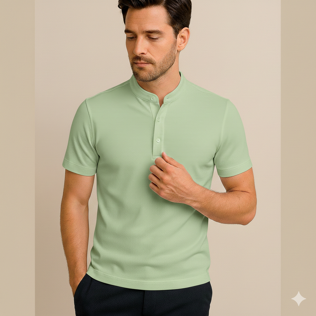 Camisa masculina Lisa Gola Padre Slim Malha Peruana Premium Camisa bonita Envio Imediato