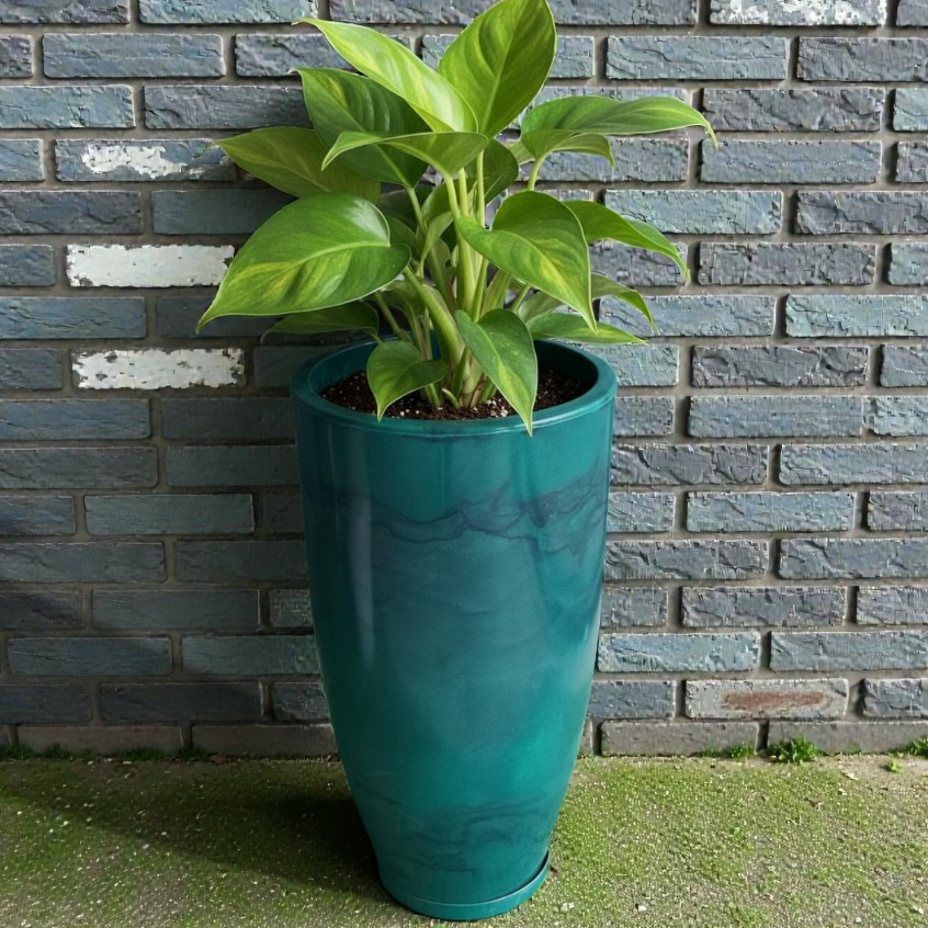 Vaso De Planta Feito De Polietileno Luxo Para Residência, Jardim e Empresas || 67 X 35 ||Cone Bojo Polido 3 || em Oferta na Shopee