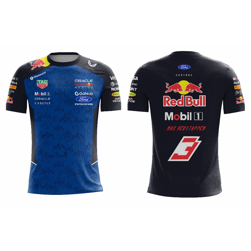 Camiseta Formula 1 Nova  2026 Verstappen Número 3 Adulto Infantil Lançamento