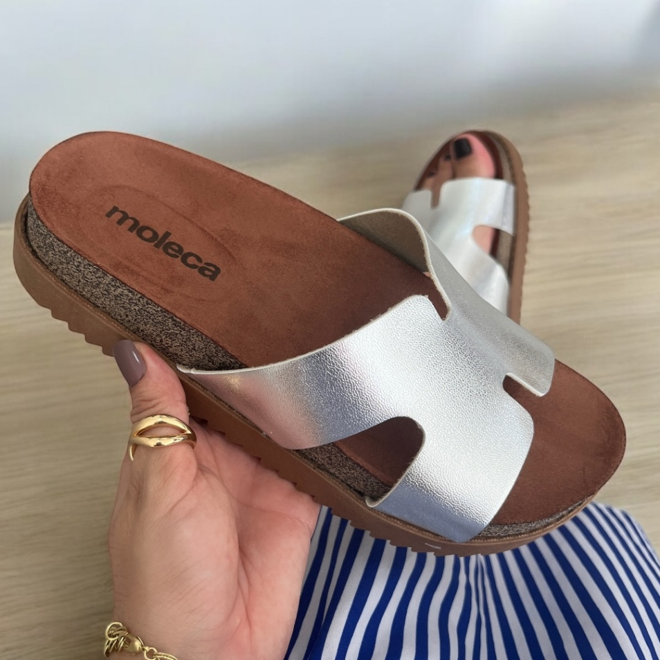 Sandália Feminina Tamanco  Papete Moleca Original Premium