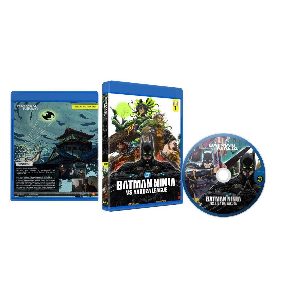 Bluray Batman Ninja (2018) + Batman Vs Liga Yakuza (2024) Fullhd