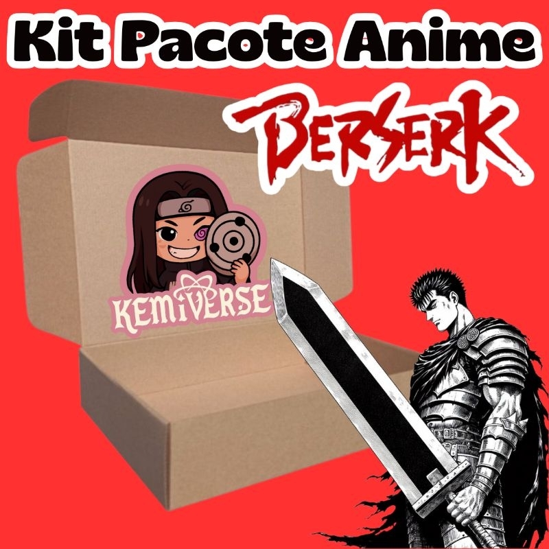Kit Anime berserk- Presente personalizado Fazemos outros temas
