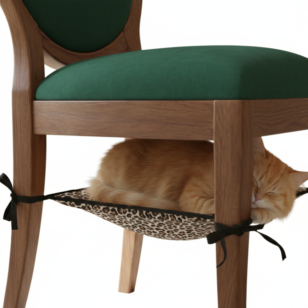 Rede Suspensa Cama Para Gatos Dormir Caminha Confortável Descanso Ninho Pet Pendurada Para Cadeira