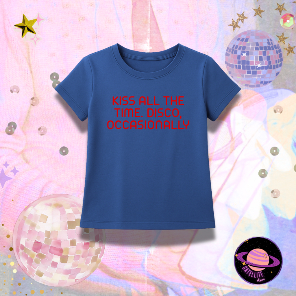 Baby Tee Harry Styles Kiss All The Time Disco Occasionally