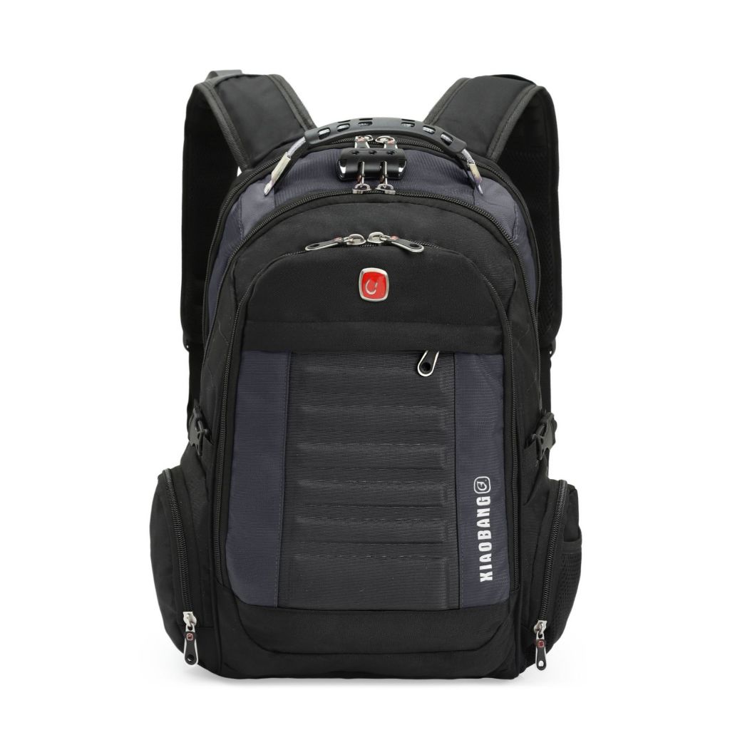 Mochila Notebook Antifurto Executiva Resistente Reflexiva C/ Saída Usb C/ Capa de Chuva