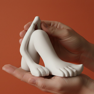 Escultura Abaporu Decorativa em PLA | Arte Moderna Brasileira Inspirada em Tarsila do Amaral em Oferta na Shopee