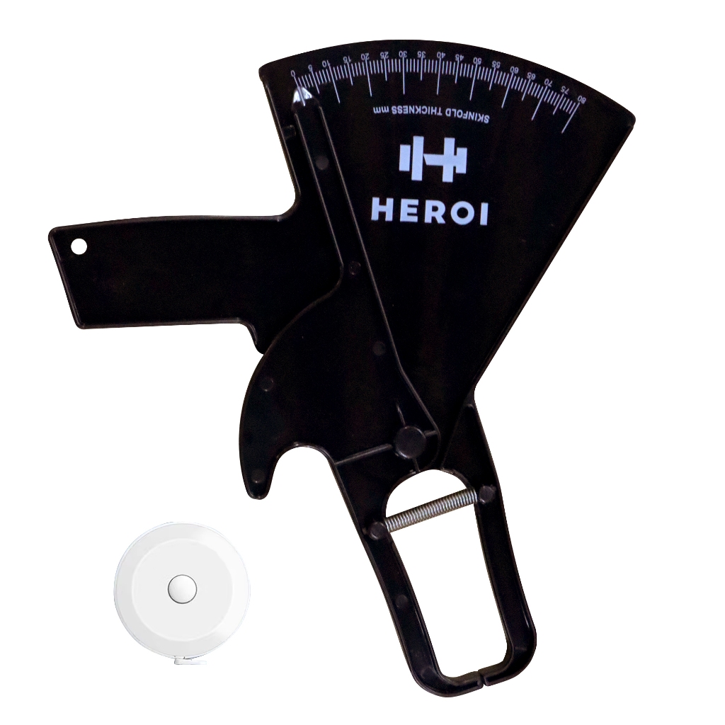 HEROI Adipômetro Plicômetro Medidor de Gordura - Medidor de Gordura Corporal