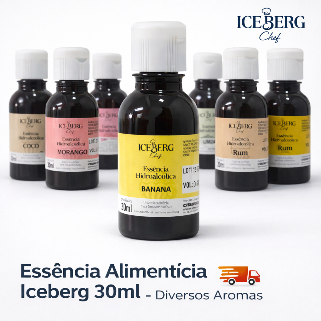 Essência Alimentícia 30ml Iceberg - Diversos Aromas