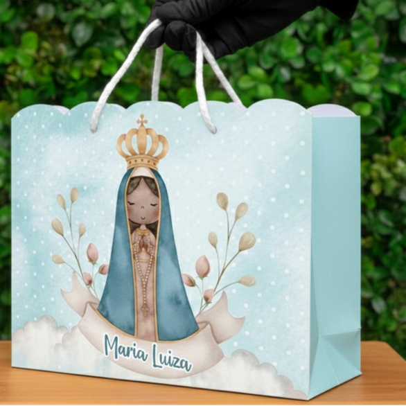 Sacolinha NOSSA SENHORA APARECIDA  Personalizado Sacolinha Lembrancinha Aniversário NOSSA SENHORA APARECIDA