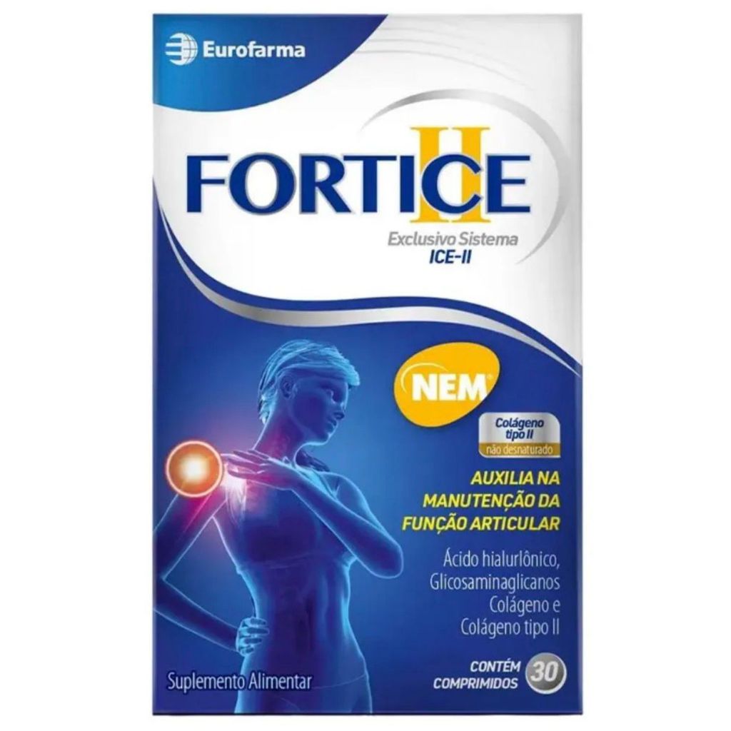 Fortice Colágeno tipo || com 30 comprimidos