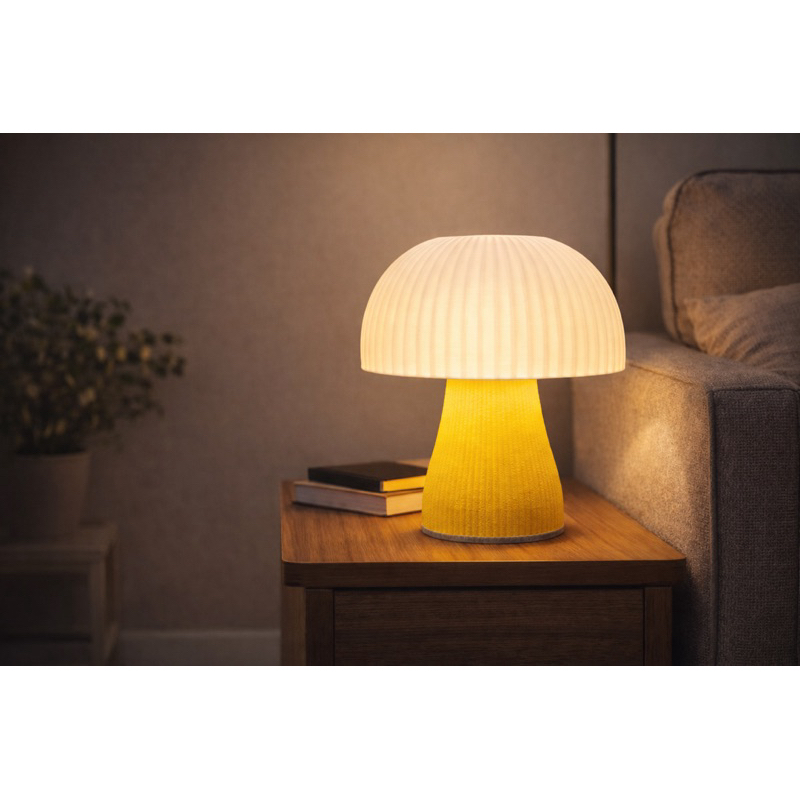 Abajur / Luminária Mello – Luminária Decorativa de Mesa Design Moderno Minimalista