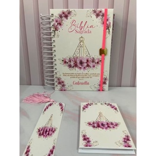 Bíblia Católica Personalizada com nome e foto em Oferta na Shopee