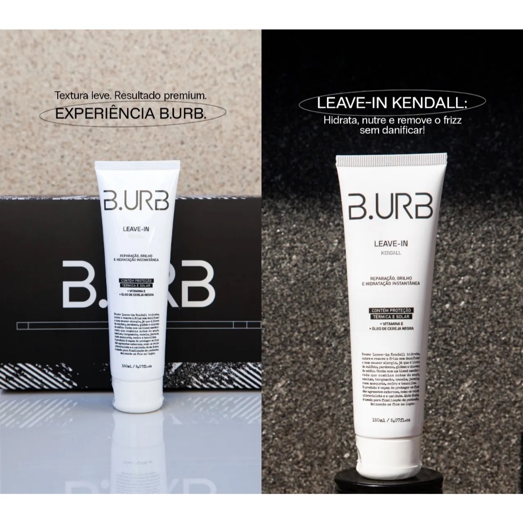 Hidratante Para Cabelo Leave-In Kendall Barba Urbana - B.URB - 150ml