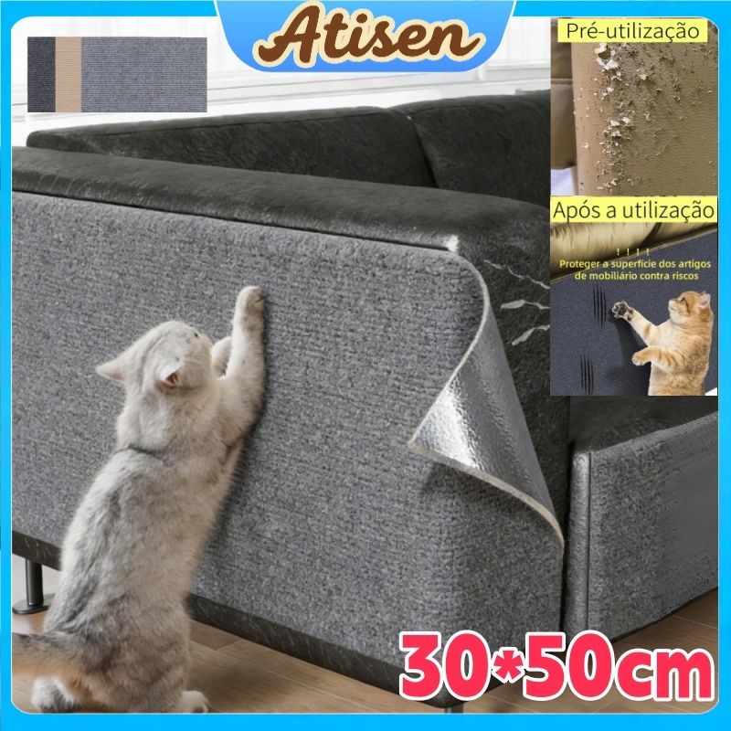 Arranhador Adesivo para Gato Protetor para Sofá e Cama Box - Carpete Premium