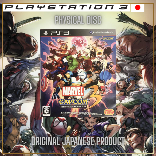🎮 Marvel vs. Capcom 3: Fate of Two Worlds PS3 Original - Versão Padrão - Usado Excelente Estado 💎