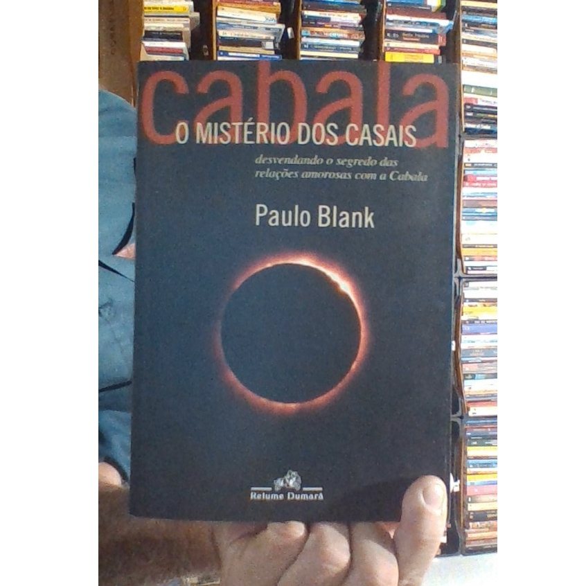 livro cabala o mistério dos casais, Paulo Blank, ed relume dumará