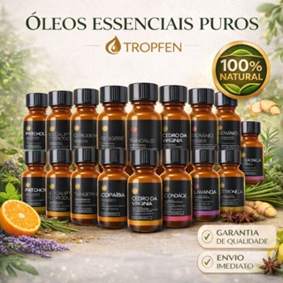 Óleo Essencial 100% Puro Importado Tropfen 10 mL - Aromaterapia Aromatizador Difusor Elétrico em Oferta na Shopee