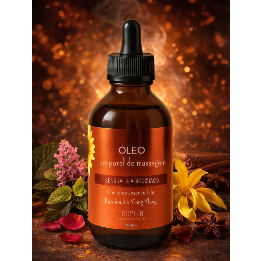 Imagem Óleo de Massagem Tântrica Erótica com Óleo Essencial - 100% Natural