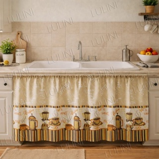 Cortina de Pia Cozinha Varão Estampada Oxford - NATAL em Oferta na Shopee