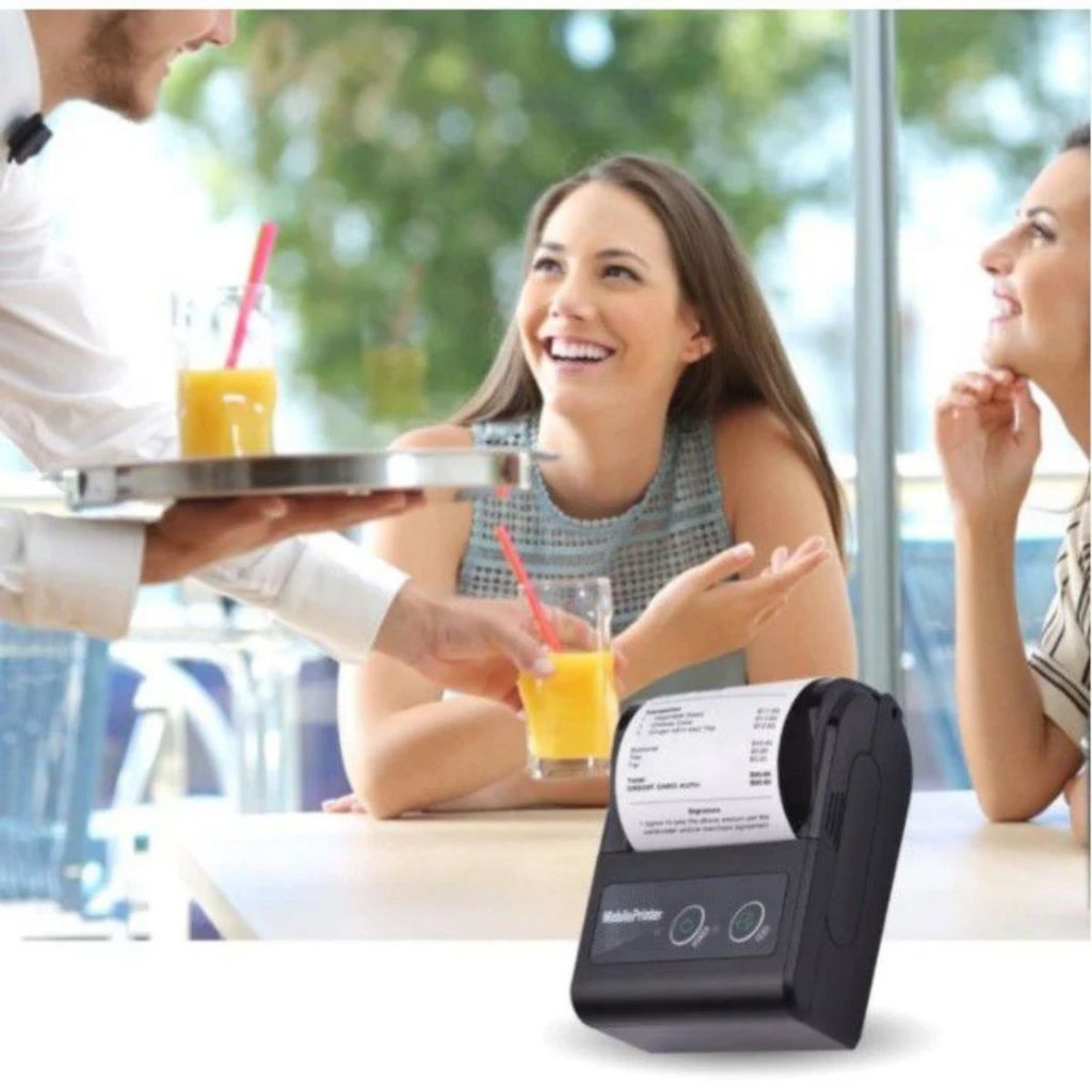 Mini Impressora De Etiquetas Bluetooth Para Celular PC Portátil em Oferta na Shopee