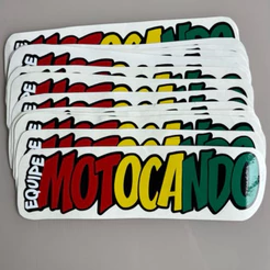Adesivo equipe motocando médio
