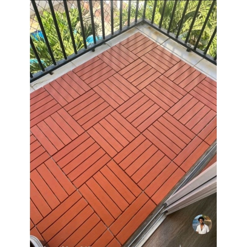 kit 49 Decks modular plástico 30x30 - varanda sacada em Oferta na Shopee