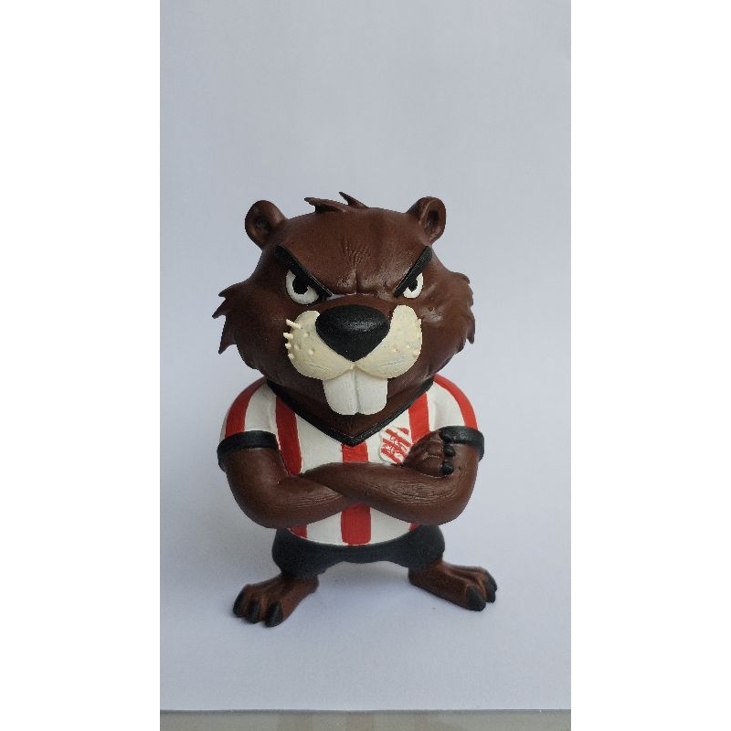 Mascote Bangu em Resina Pintado à Mão | Boneco Colecionável Torcedor