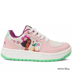 Tênis Infantil Menina Moana Disney Original Fashion Casual Confortável 11.155J