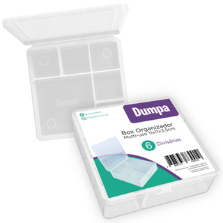 Caixa - Caixinha Organizadora  Com 6 Divisórias Para Lembrancinha - Doces - Guloseimas - Brigadeiro em Oferta na Shopee