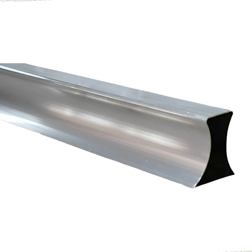 Regua De Pedreiro Parabolica Reforçada Aluminio Triangular (Varias Quantidades)