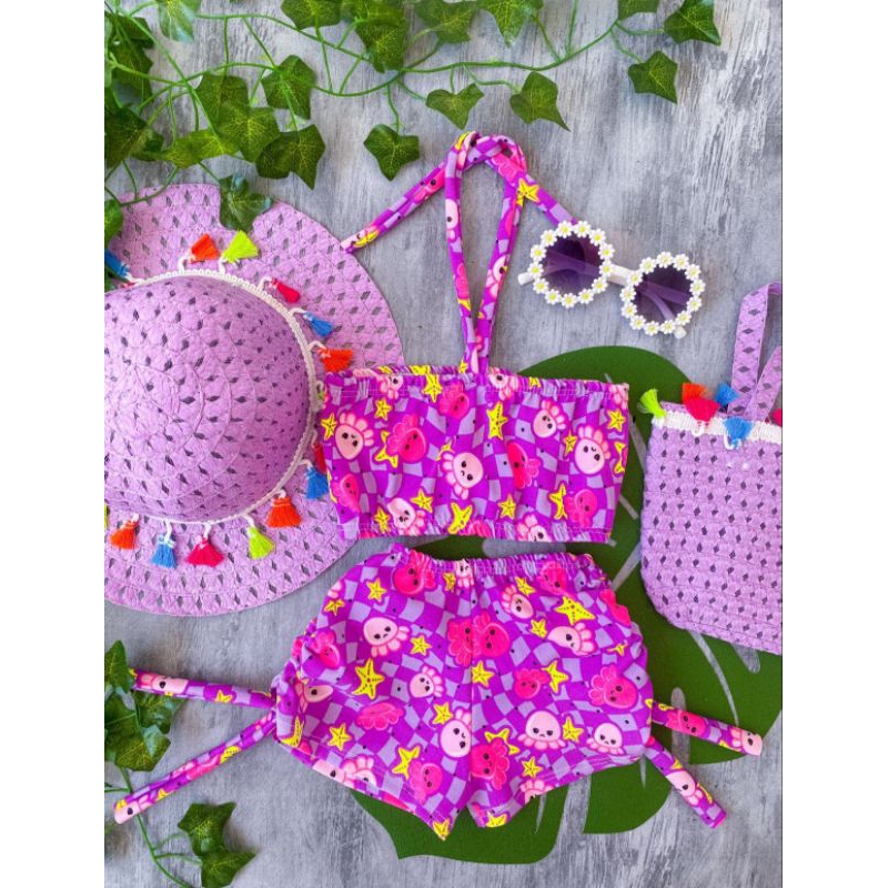 biquíni infantil 1/10 anos sf biquíni infantil 1/10 anos sf