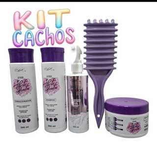 Kit Se Liberte Bonita Cachos Completo + Day After + Escova onda modeladora em Oferta na Shopee