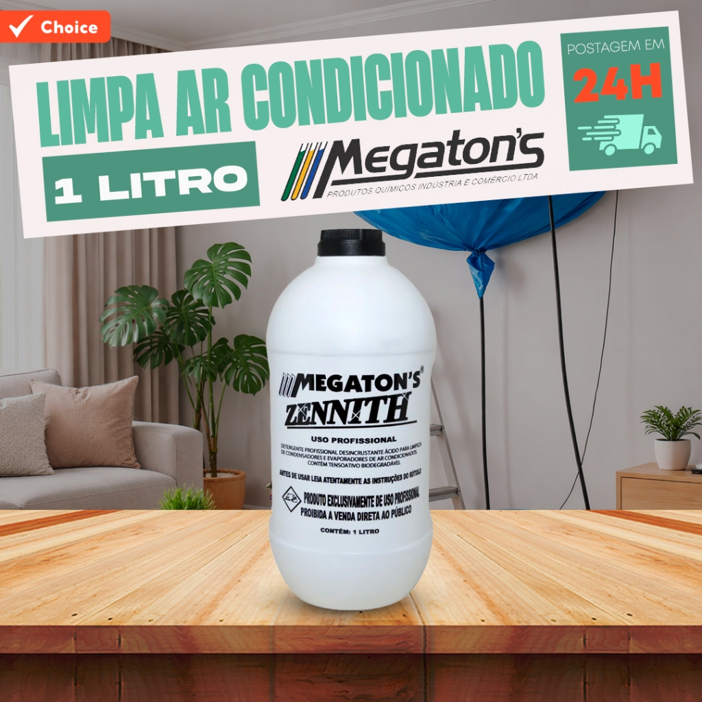 Produto Limpeza ZENNITH 1L Original Limpador de Serpentina Detergente Profissional