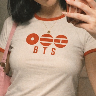 Camisa Feminina BTS ARIRANG 2026 Novo Álbum T-shirt Vintage Y2K estética BabyLook em Oferta na Shopee