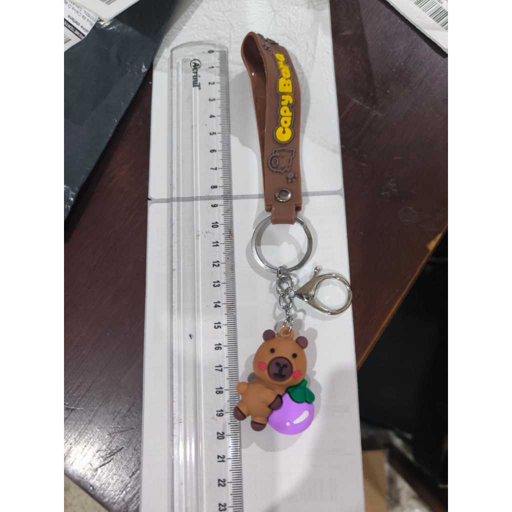 Kit 12/24/48/36 Unidades Chaveiro Capivara Fofo emborrachado Pingente Presente Lembrancinha Atacado em Oferta na Shopee