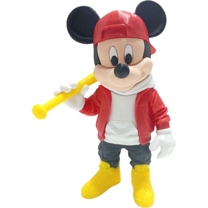 Miniatura Mickey Estilizado Street Impressão 3D Colecionável