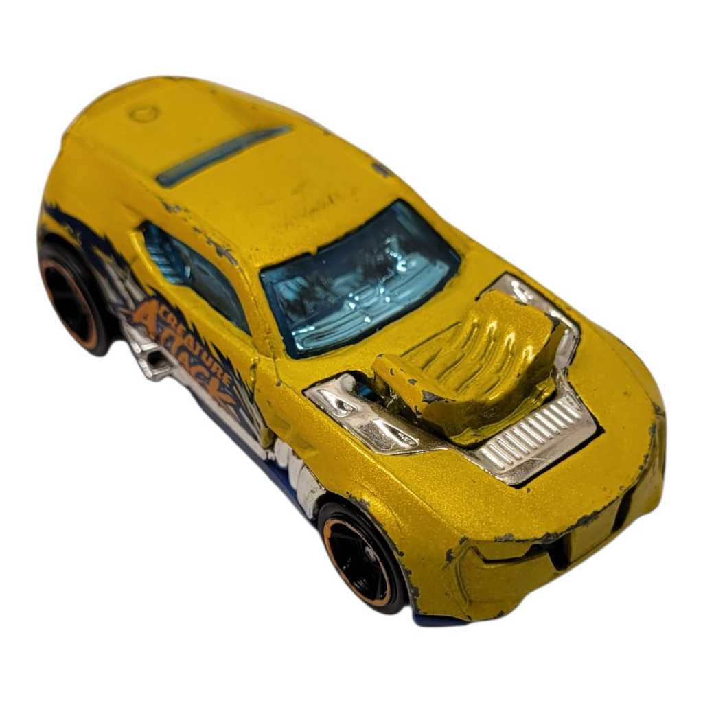 Hot Wheels Twinduction Hotwheels Antigo Carro Miniatura Amarelo (Usado)