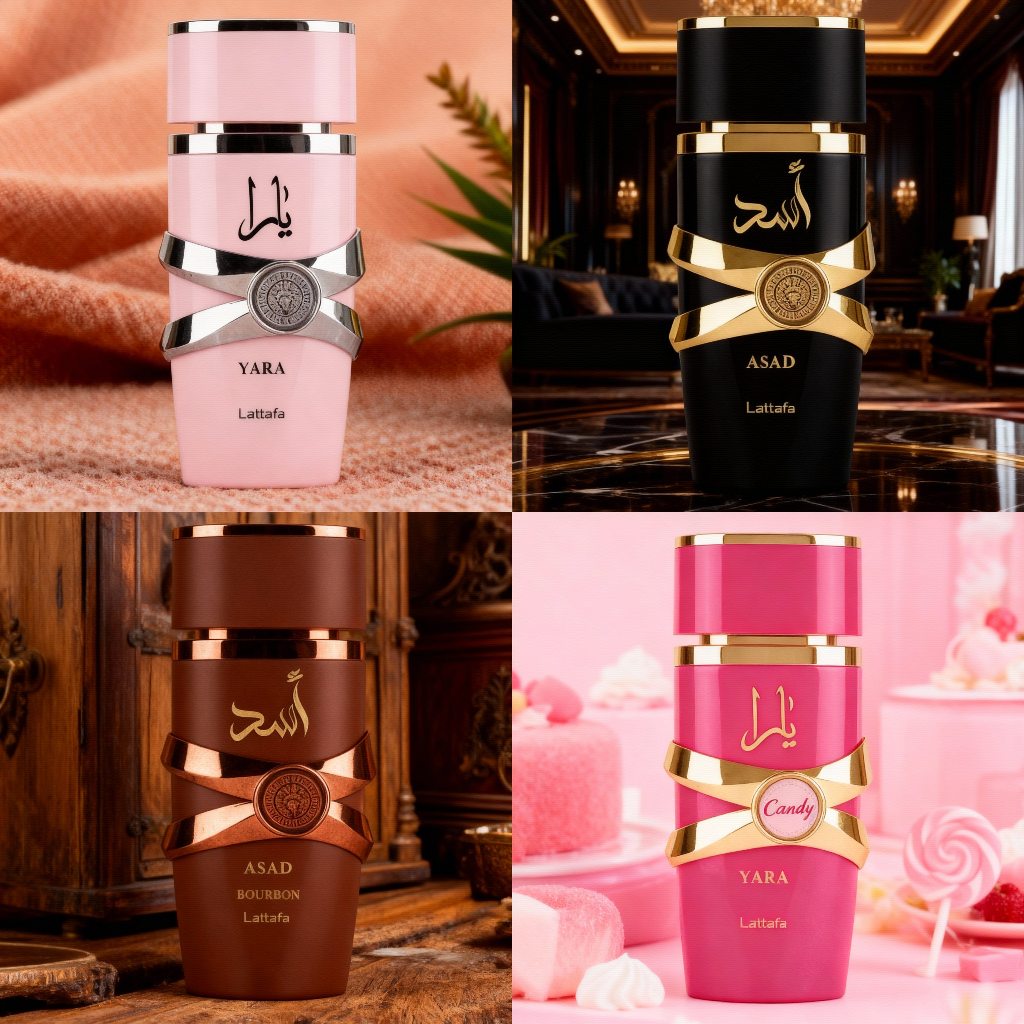 Coleção Lattafa  Perfume Masculino e Perfume Feminino 100ml Eau de Parfum