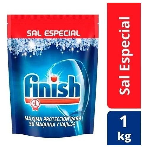 Finish Sal Detergente Sal Especial Maq.lavar Louça 1 Kg em Oferta na Shopee