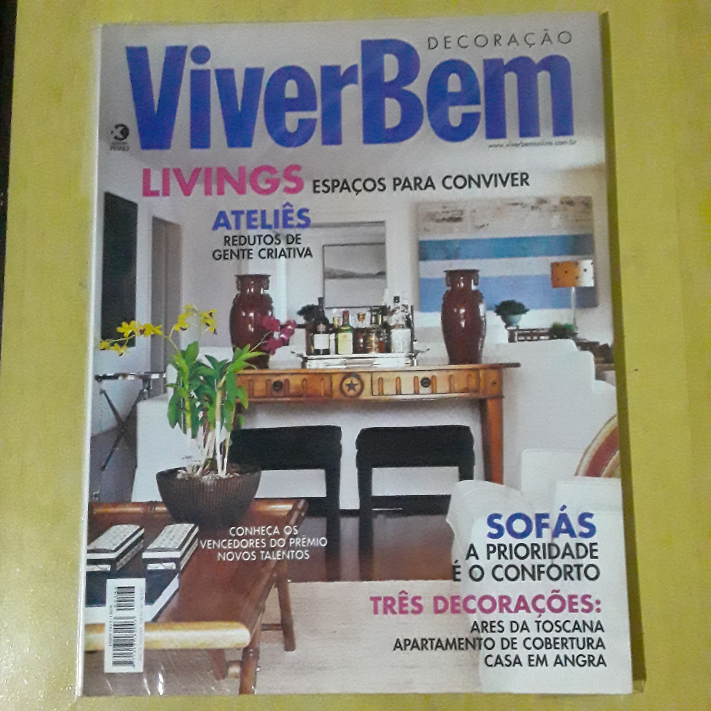 PL53 REVISTA VIVER BEM DECORAÇÃO Nº146 LIVINGS ATELIÊS SOFÁS