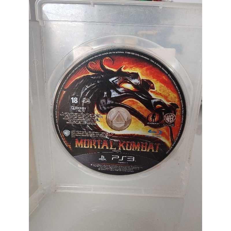 Leia a descrição!! Mortal Kombat APENAS O DISCO PS3