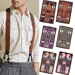 Suspensório Masculino Adulto  6 Garras Reforçado Ajustável Clássico Original Luxo em Oferta na Shopee