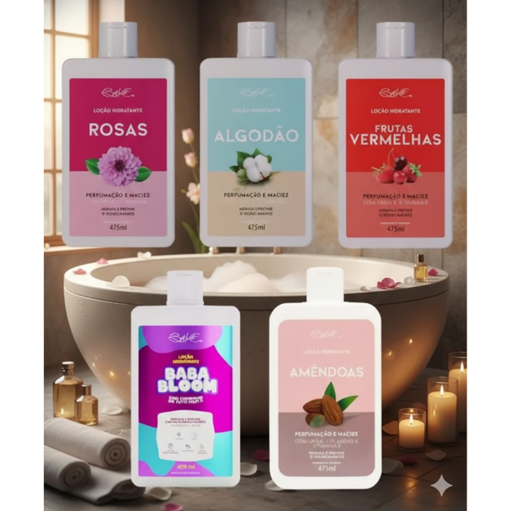 5 Unidades Loção Hidratante Corporal Belkit 475 ml Pele Macia e Hidratada em Oferta na Shopee