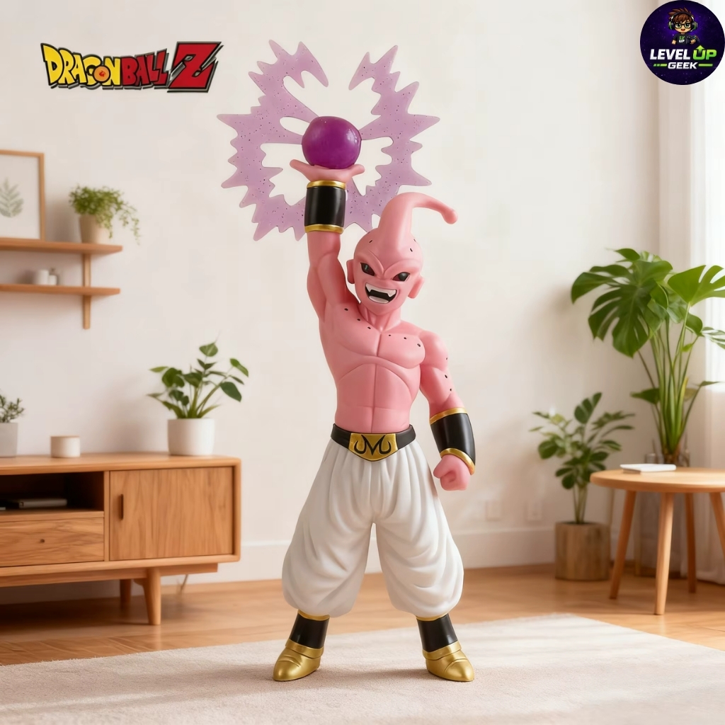 Boneco Majin Buu Dragon Ball Z Action Figure Colecionável 25cm Anime REF: 0012