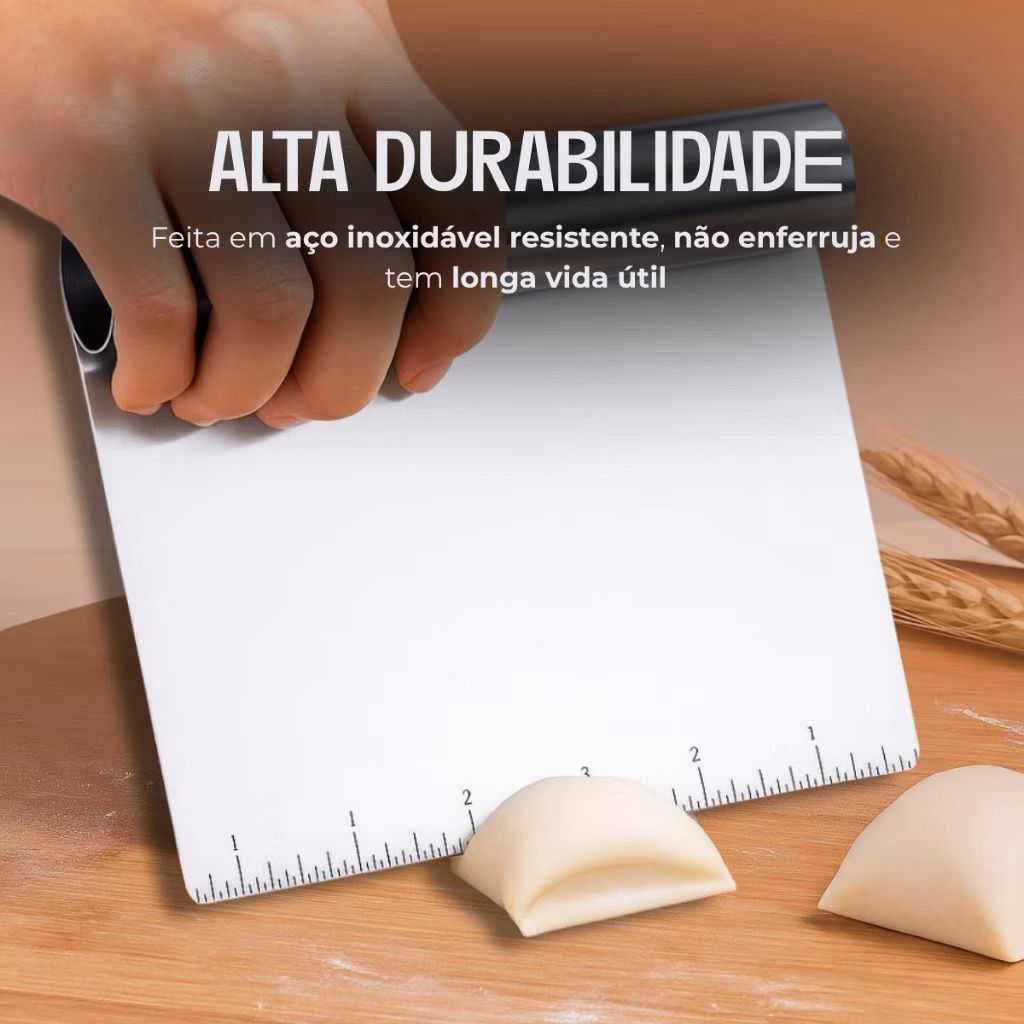 Espátula Tubular Inox 15cm/ 22cm Prática Cortador e Raspador Multiuso para Massas, Bolos e Legumes, Chapa inox em Oferta na Shopee
